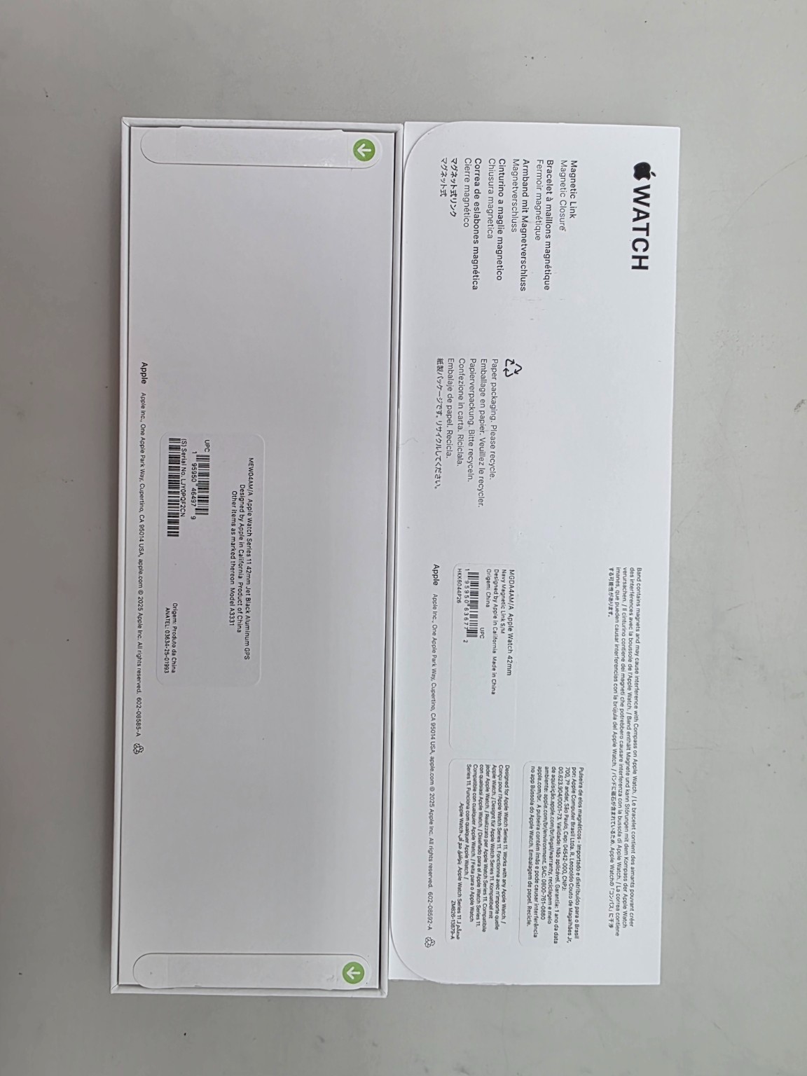 Apple Watch Series 11 42mm GPS Jet Black Aluminum Band New