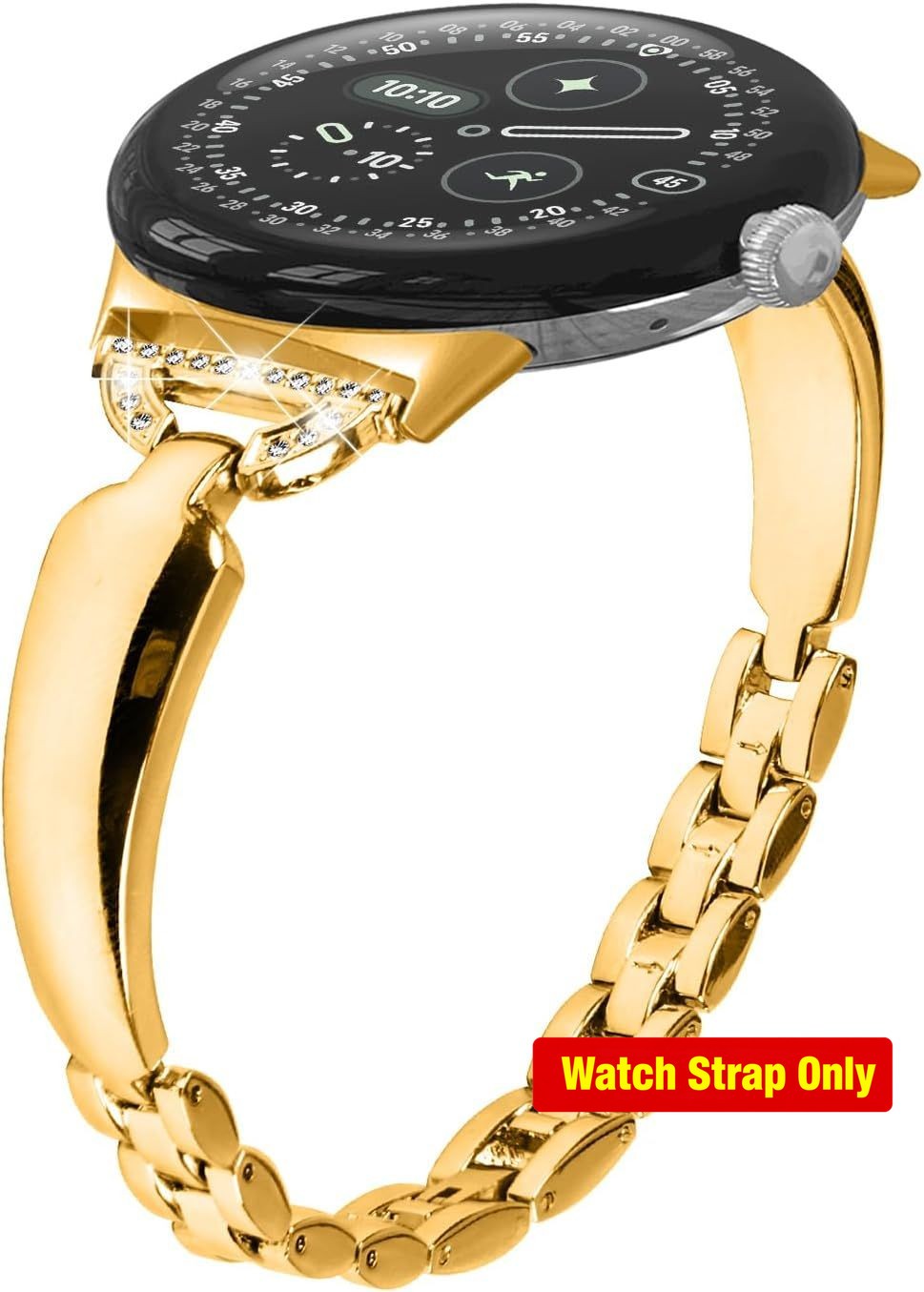 Zinc Alloy Strap Compatible with Google Pixel Watch 4 41mm No Gap Adjustable