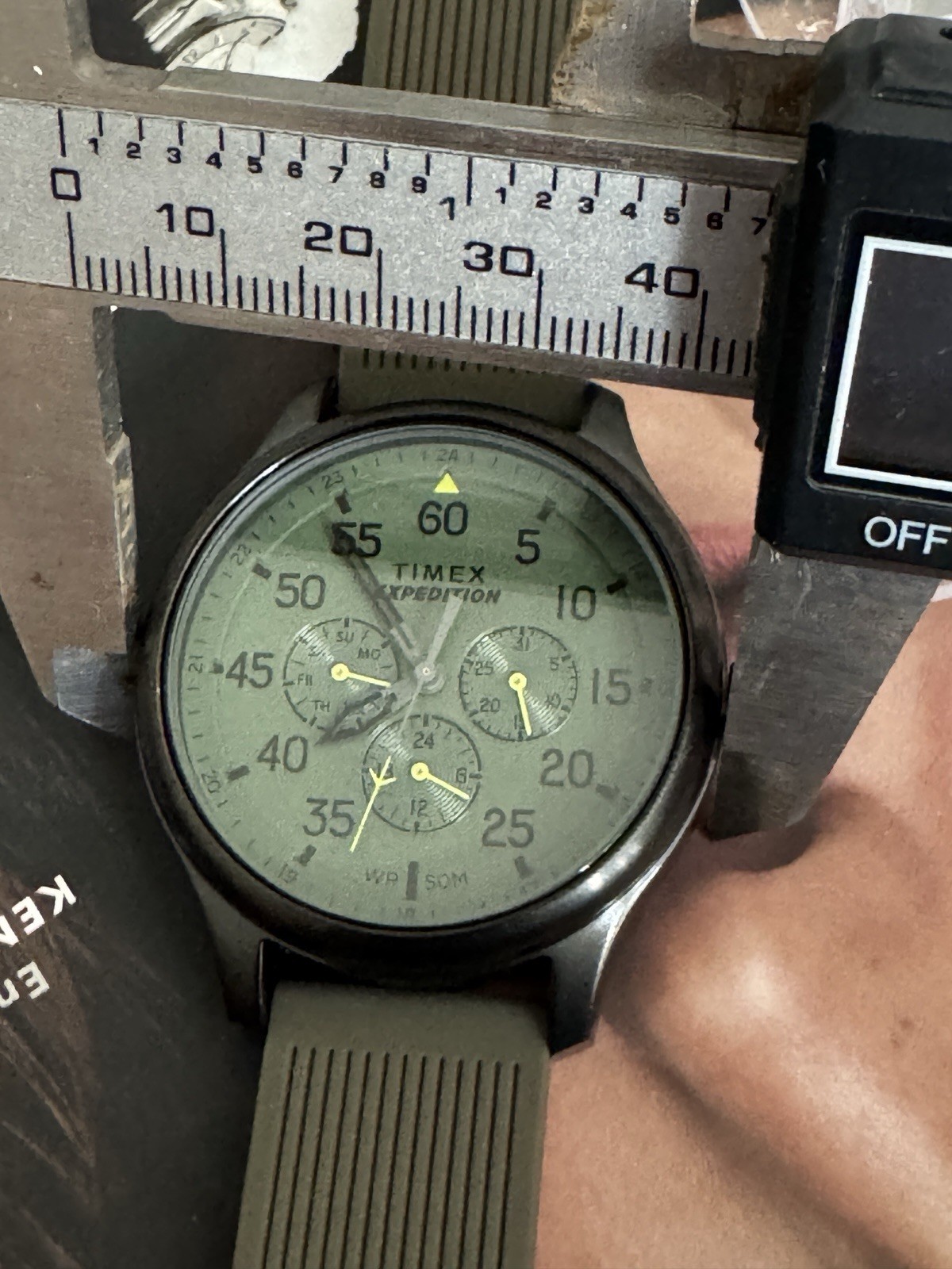 [Timex Watch TW4B31000 TW4B310004E Green Dial Chronograph Quartz 44mm new