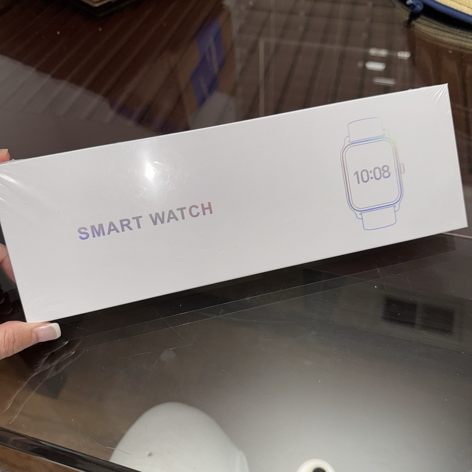 Smartwatch 1.8” Alexa Fitness Tracker Smart Watch Compatible Android Iphone