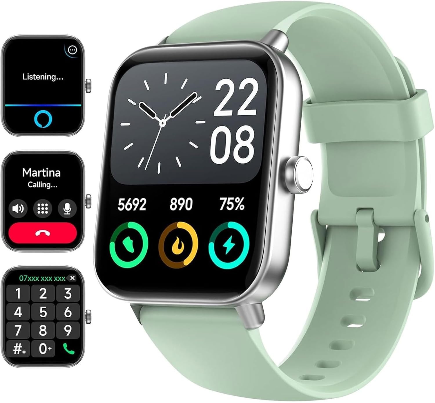 Smartwatch with Waterproof & Heart Rate Monitor//