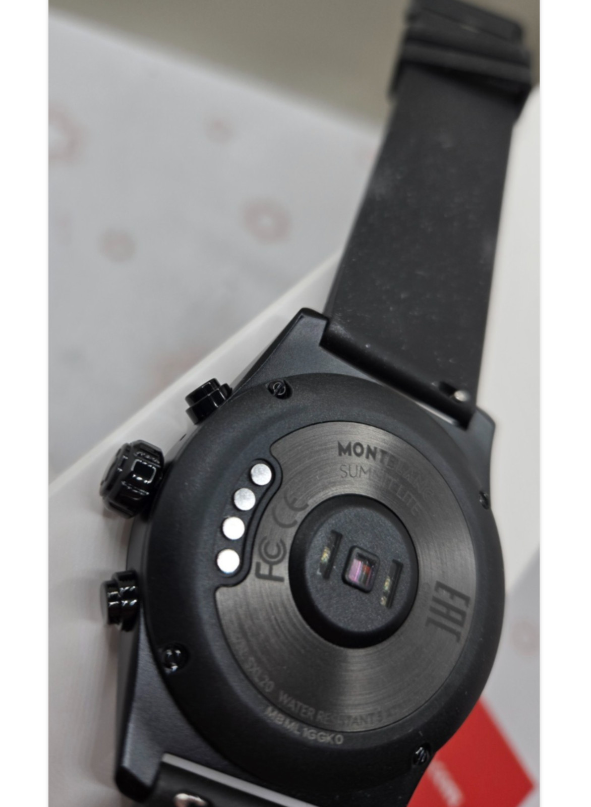 $725 MSRP -43mm SUMMIT lite 128408 smart watch M.B. WARRANTY Stamped Papers