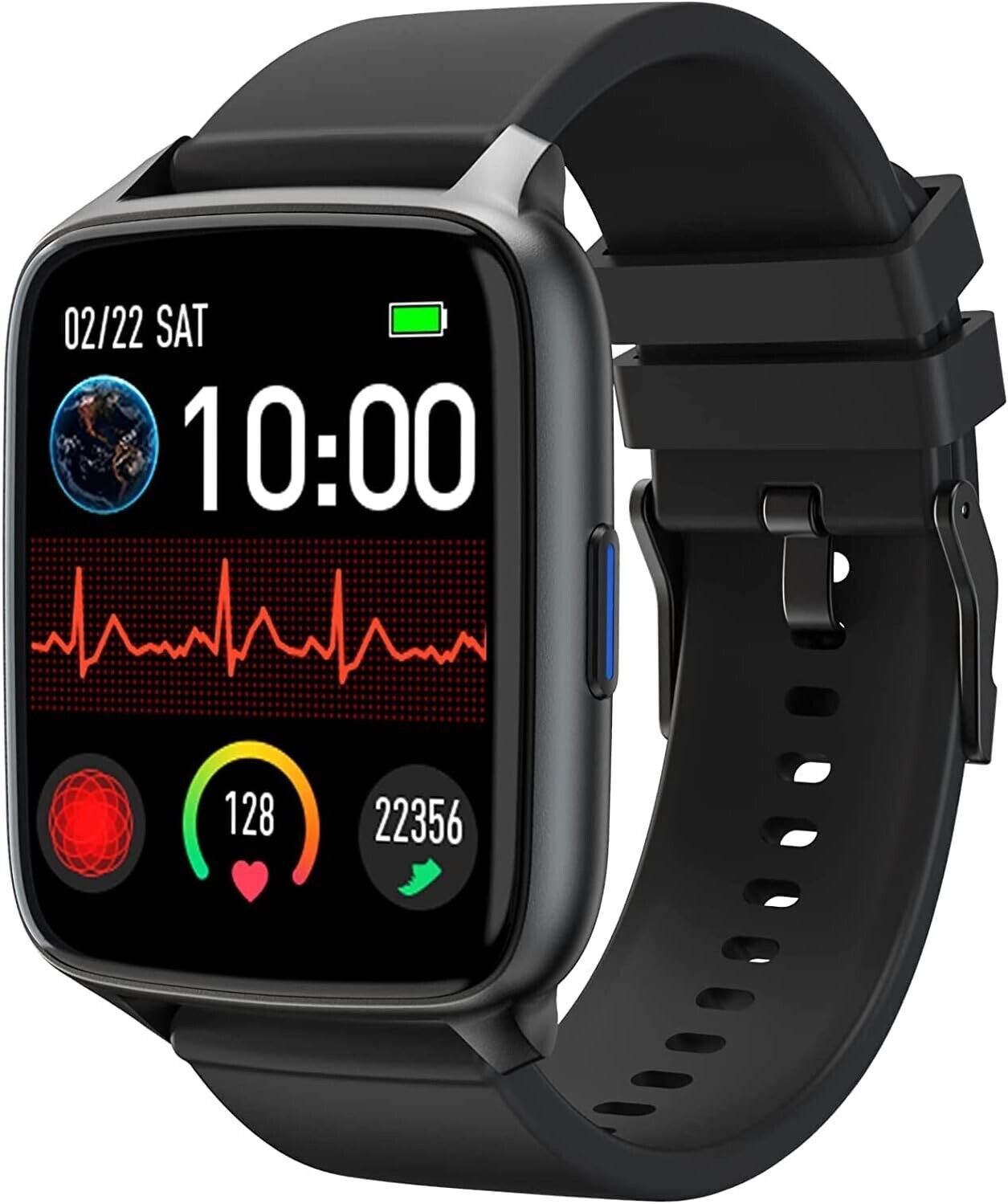 Smart Watch 1.69 inch for Android Phones and iOS HD Screen Oxygen Heart Monitor