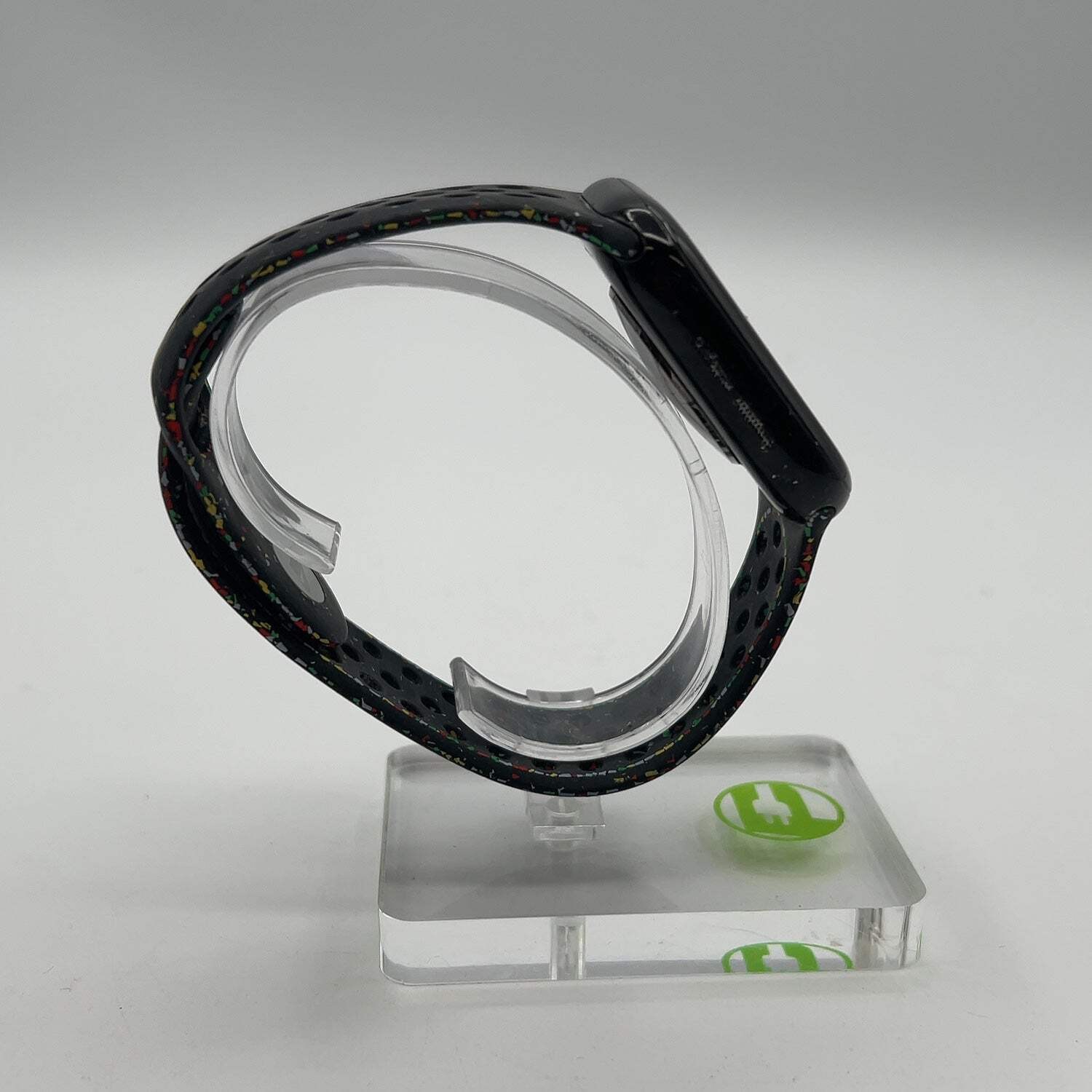 GPS Only Apple Watch Series 11 46MM Black Aluminum Splash Nike Band MEW84LW/A
