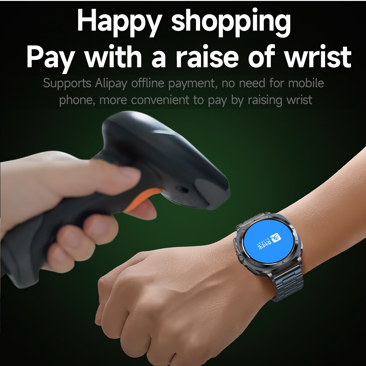 Sport Smart Watch ECG Health Monitoring Voice Assistant SOS Waterproof NFC ET492
