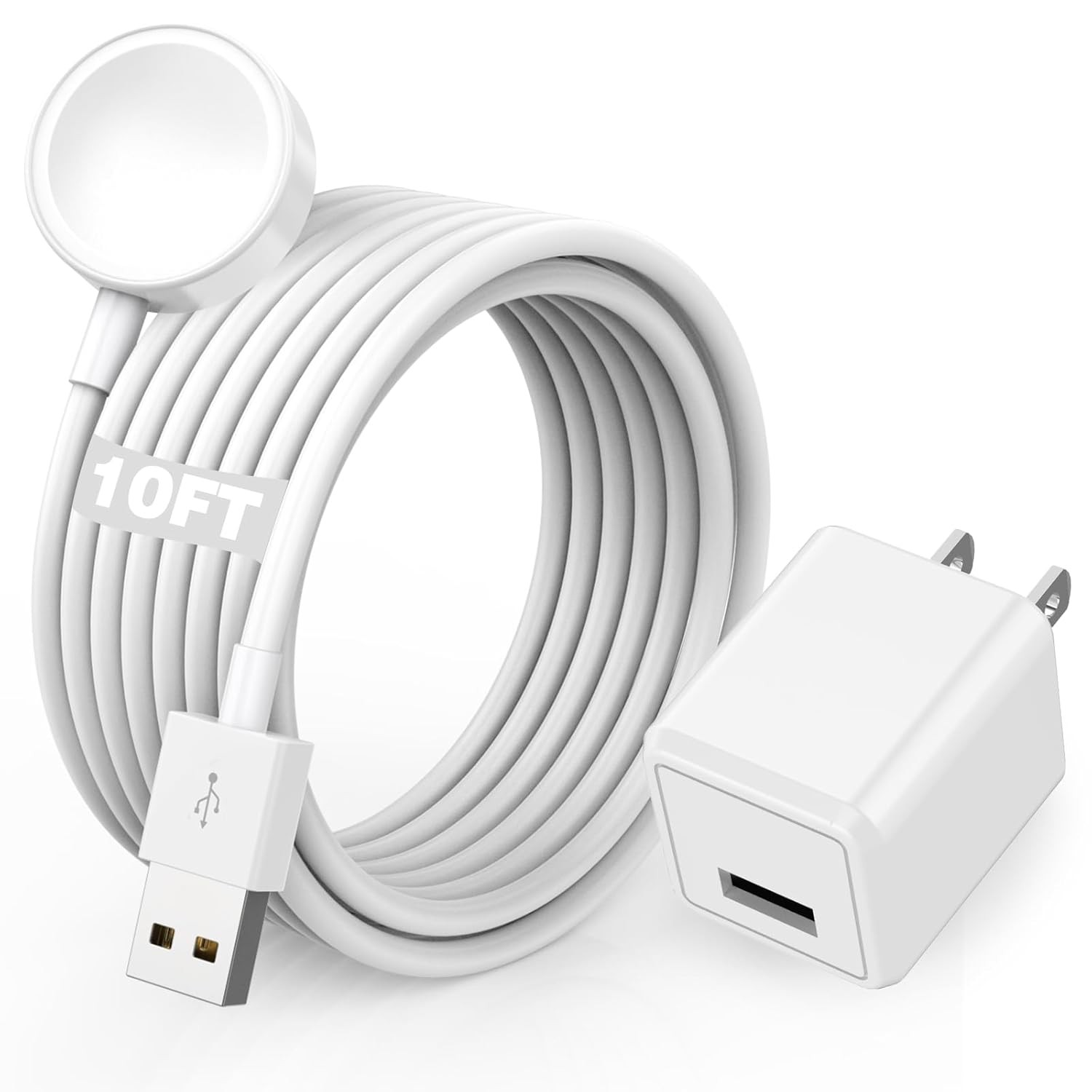 Apple Watch Charger, 10FT Long iWatch Portable Wireless Fast Magnetic Charging C