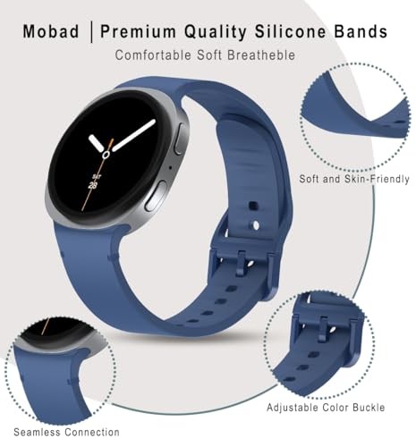 No-Gap Silicone Sport Strap for Samsung Galaxy Watch 8 & Classic 40/44/46mm Men