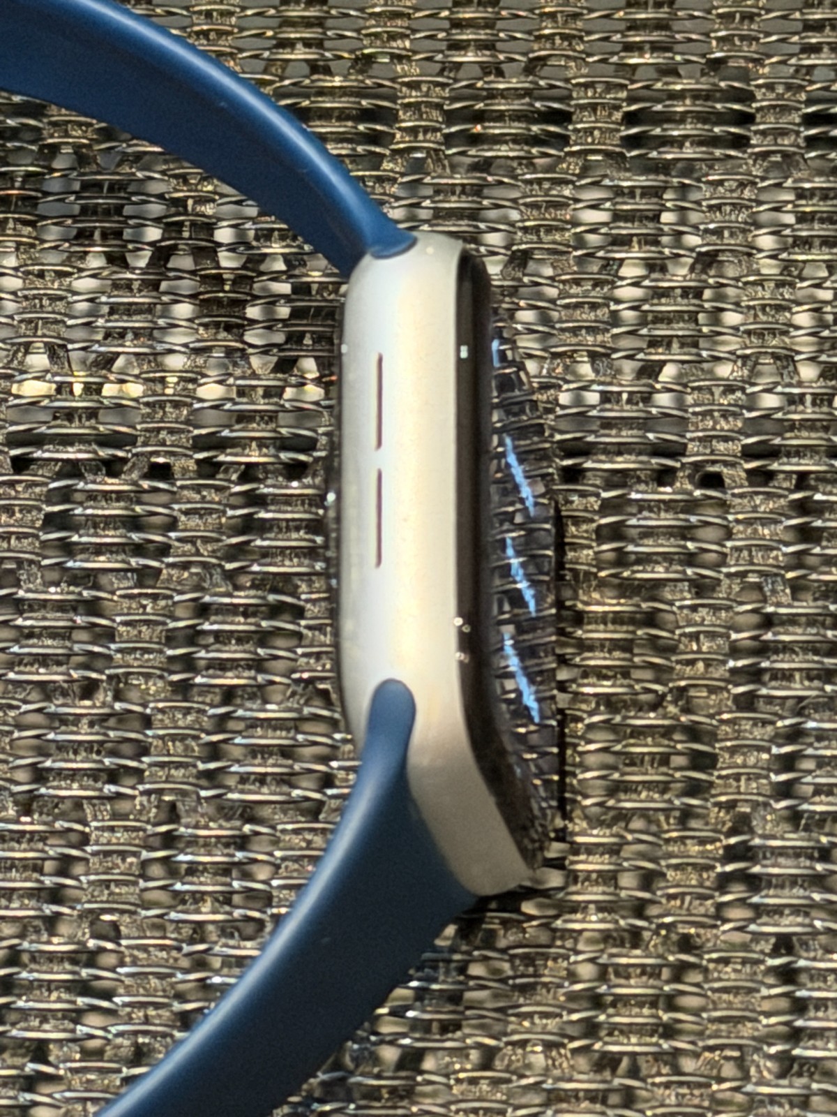 Apple Watch SE 1st Gen (GPS+LTE) 40MM Silver Aluminum Case Abyss Blue Sport Band