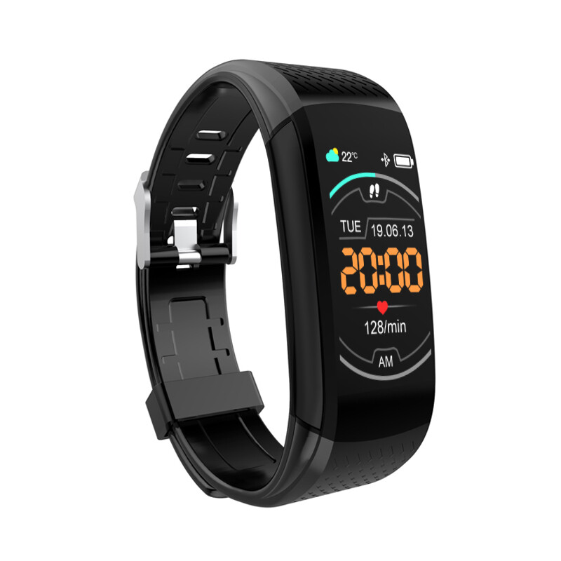 Smart Watch Black Blood Pressure Bracelet Wristband Fitness Tracker Heart Rate