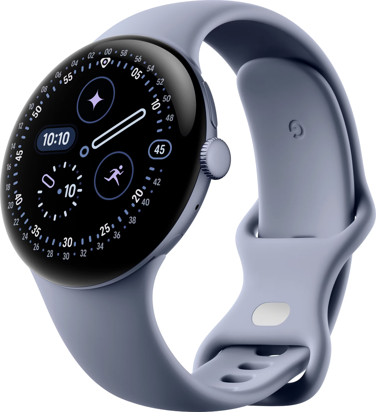 Google – Pixel Watch 4 (45mm) – Wi-Fi – Satin Moonstone Case – Moonstone Band…