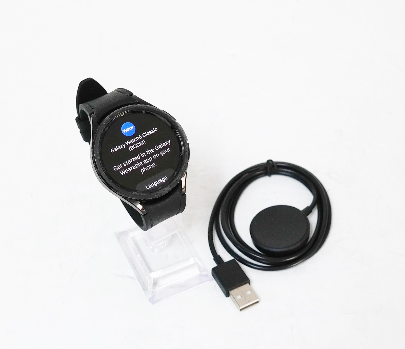 Samsung Galaxy Watch6 Classic SM-R965U 47mm LTE Smartwatch Black