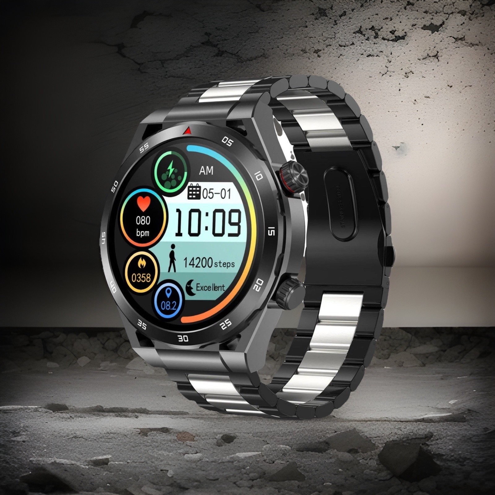 1.39” Smart Watch, Blood Pressure Monitor, IP67 Waterproof, Heart Rate/Sleep