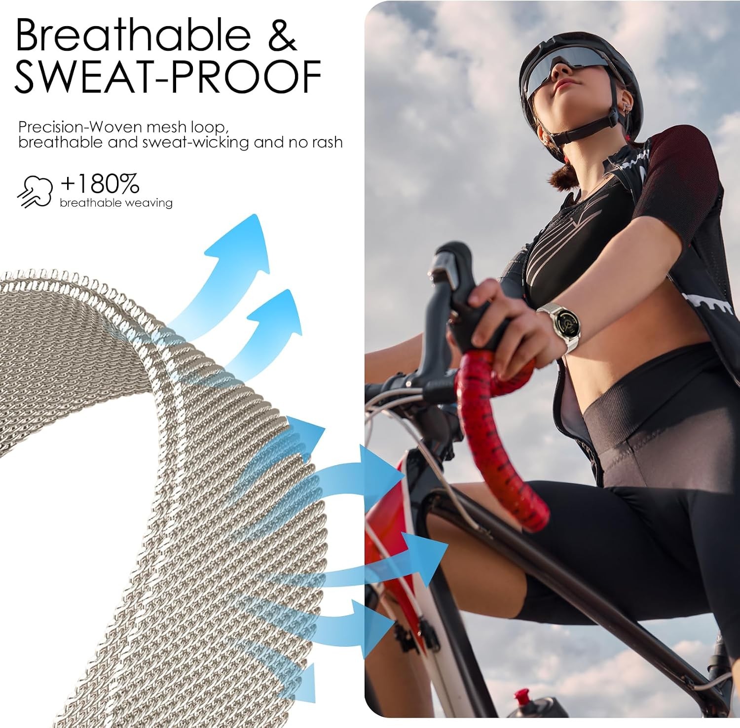 20mm Stainless Steel Bracelet Strap 2 Pack for Garmin Vivoactive 5 Compatibility