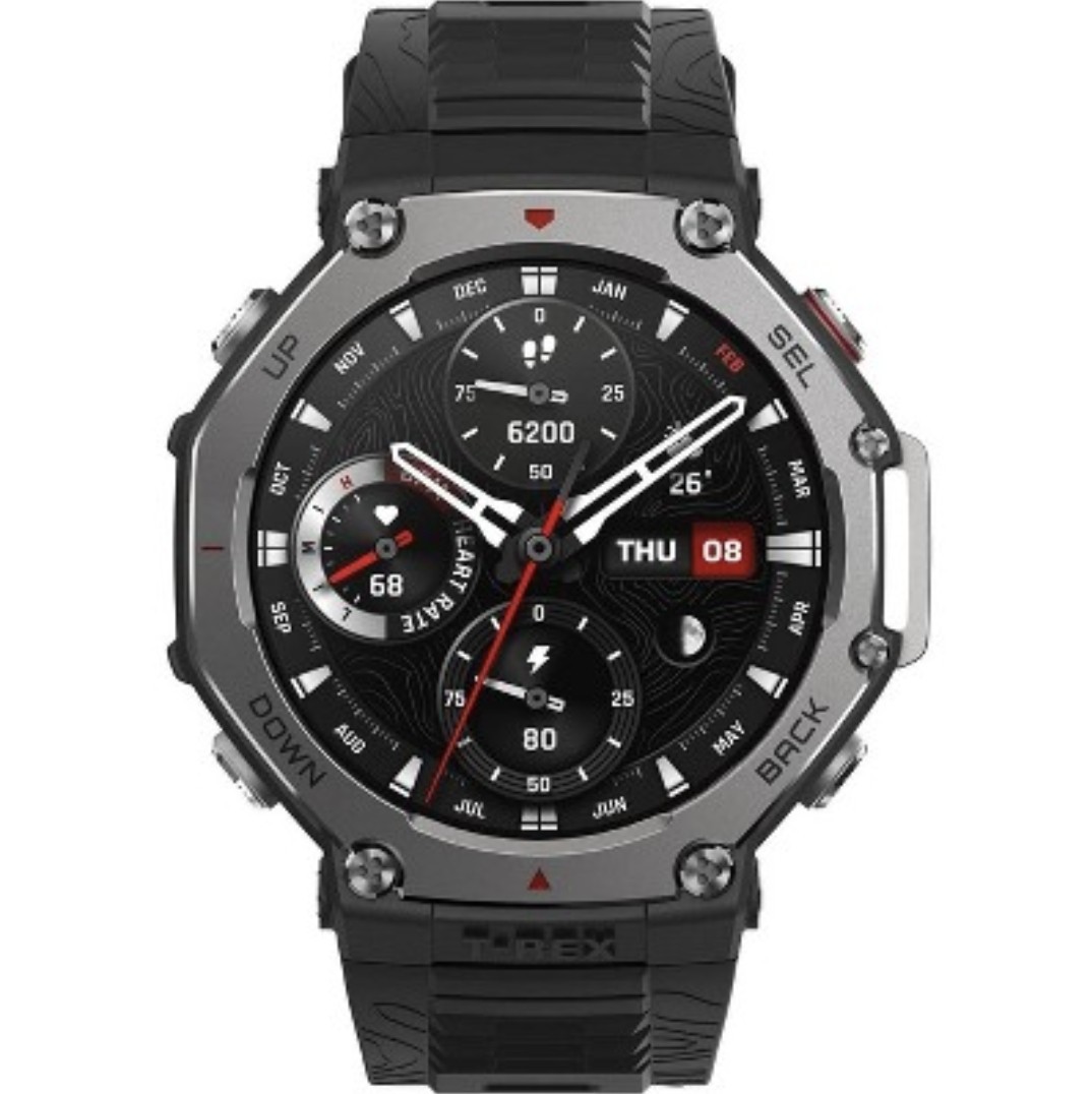 Amazfit T-Rex 3 – 48.5mm Fitness Smart Watch w/ Voice Control (Onyx) BRAND NEW