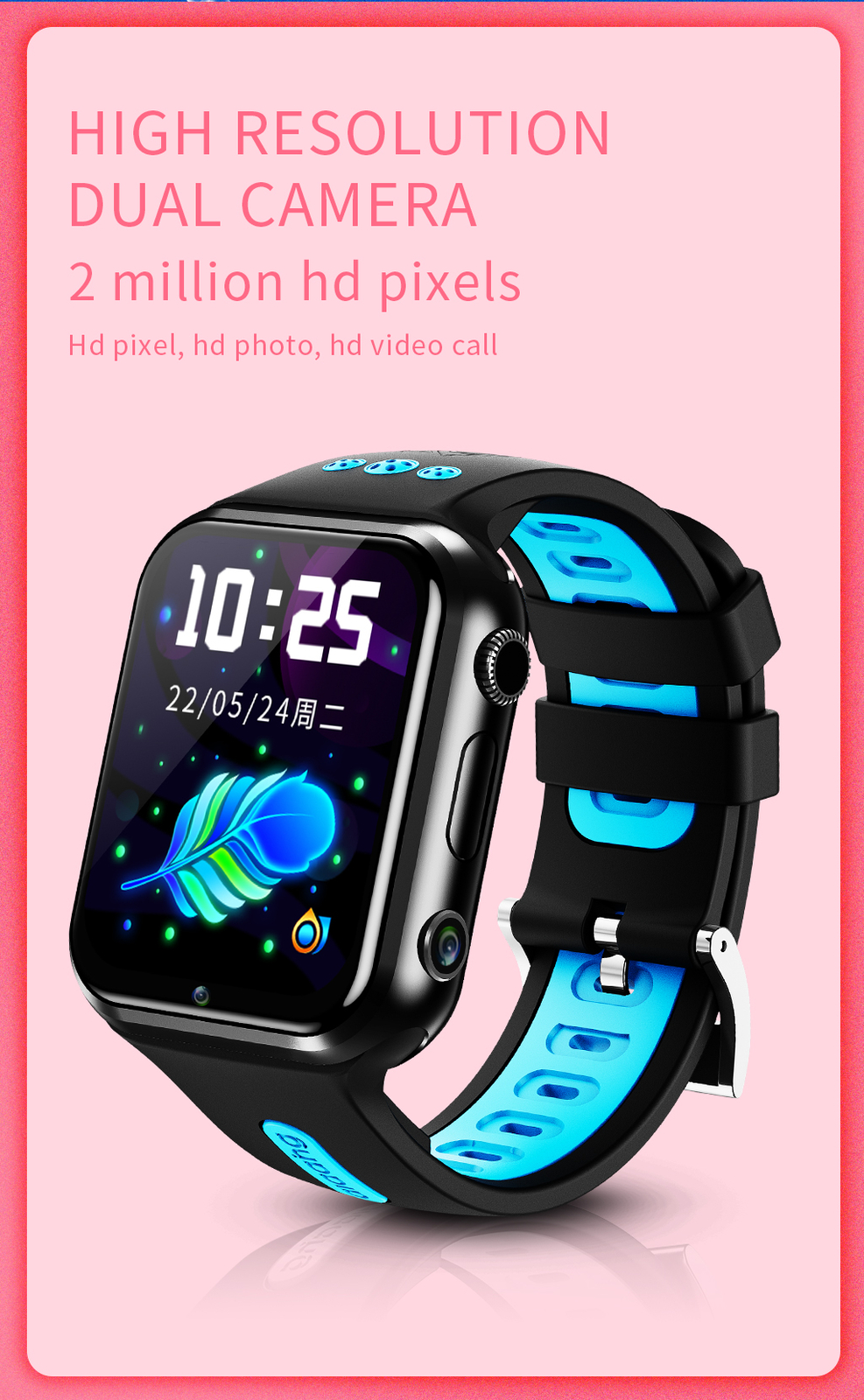 4G WiFi Children Smart Watch Kids Bluetooth Watch SOS Call Anti-Lost Tracker