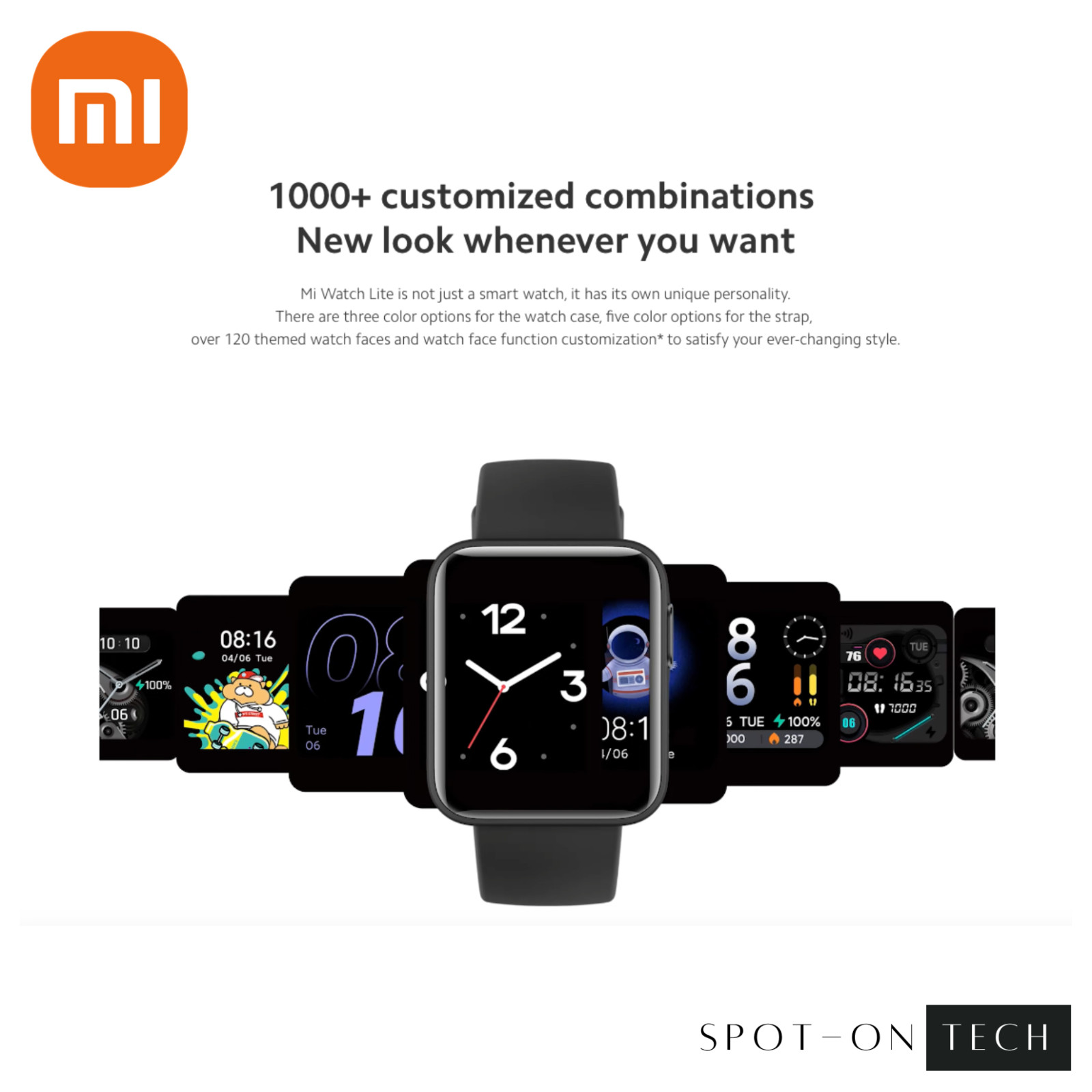 Xiaomi Mi Watch Lite Bluetooth Smart Watch GPS Heart rate & more 5ATM Waterproof
