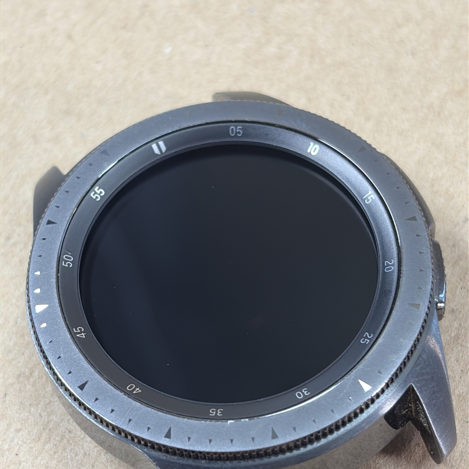 FOR PARTS Samsung Galaxy Watch SM-R810 42mm Face Only Black BOOT LOOP