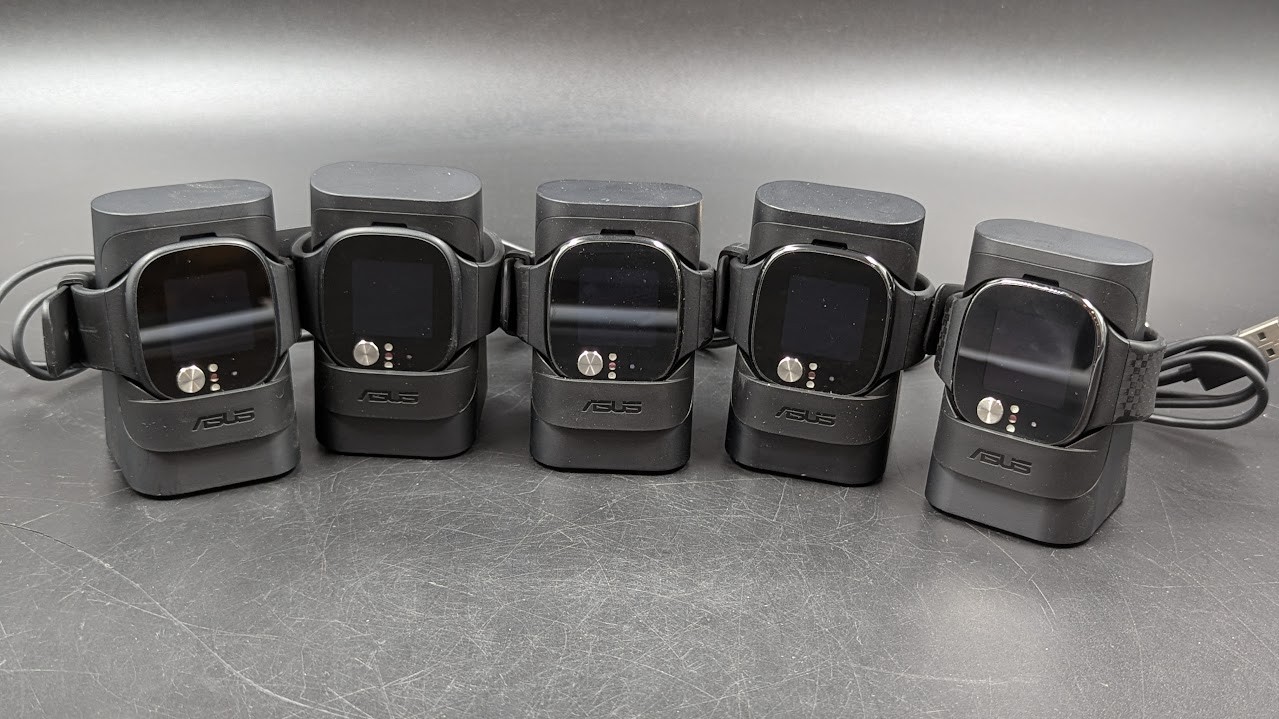 Lot of 5 Asus VivoWatch HC-A04 Smart Watches – Not Working, For Parts/Repair