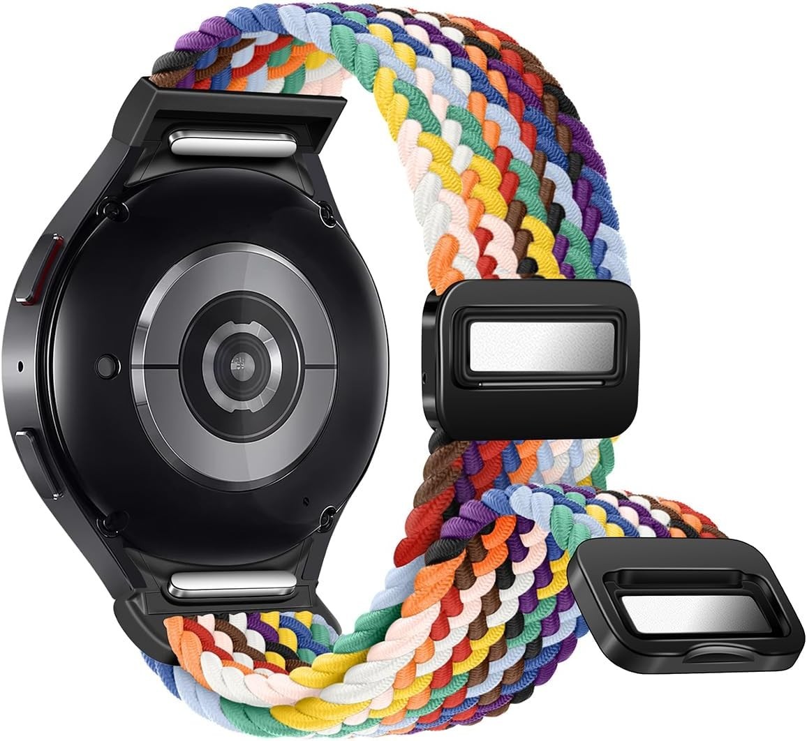Nylon Sport Watch Bands Fit for Samsung Galaxy Watch 7 6 4 5 FE Band, 40mm 44mm