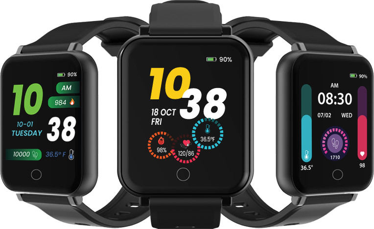 GOQii SMART VITAL PLUS SMART WATCH tracking your vitals, activities, SpO2
