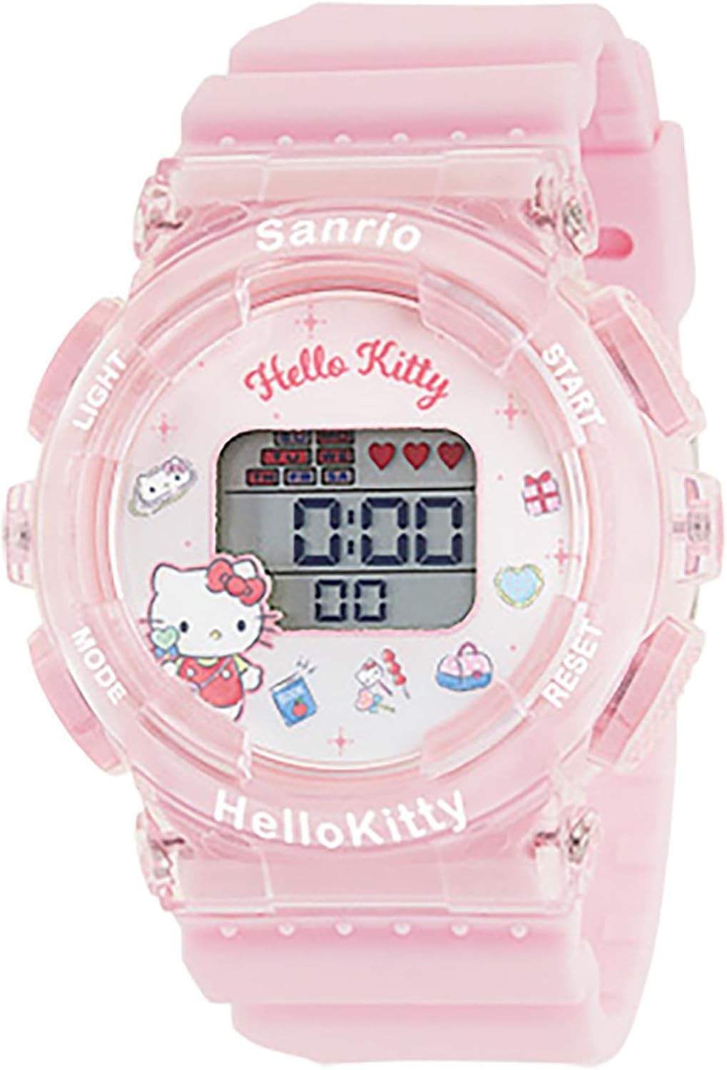 Sun Flame J-Axis Sanrio Hello Kitty Digital Watch CR3C0003-KT Girls’ Pink
