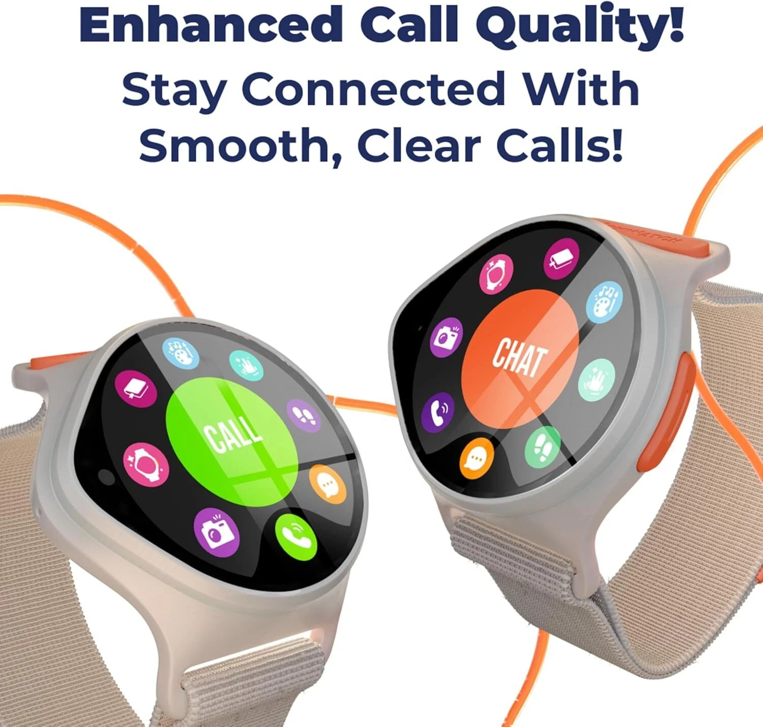Nick Watch Kids Smart Watch GPS Tracker, Video Calling, SOS, Parental Controls