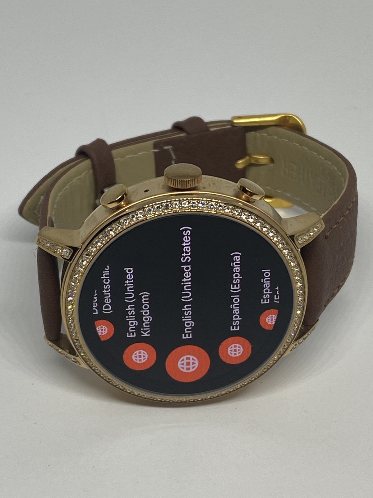 Fossil Gen 4 Authentic Digital Dial Smart Watch Custom Band FTW6015 AB605