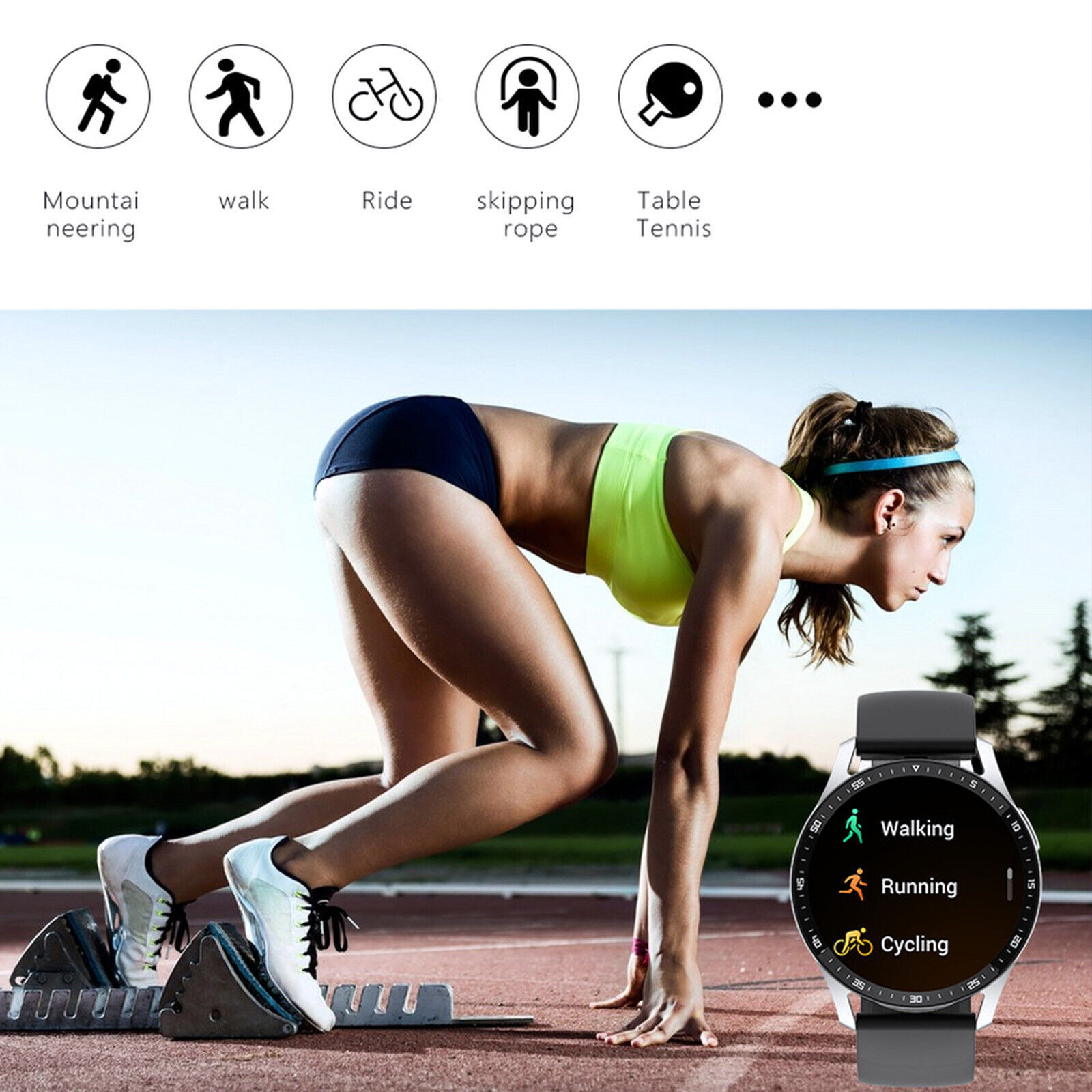 2 in 1 Smart Watch with Earbuds Smartwatch True Wireless Bluetooth Headsets Kit
