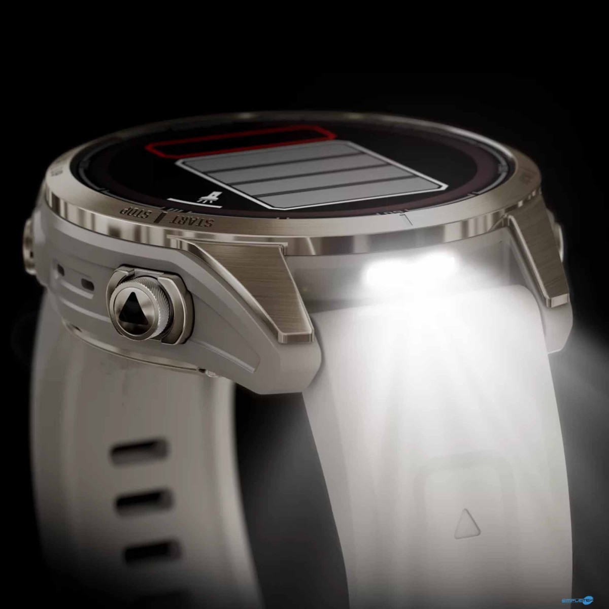 Garmin Fenix 7S Pro Sapphire Solar Titanium Smartwatch 42mm 10ATM