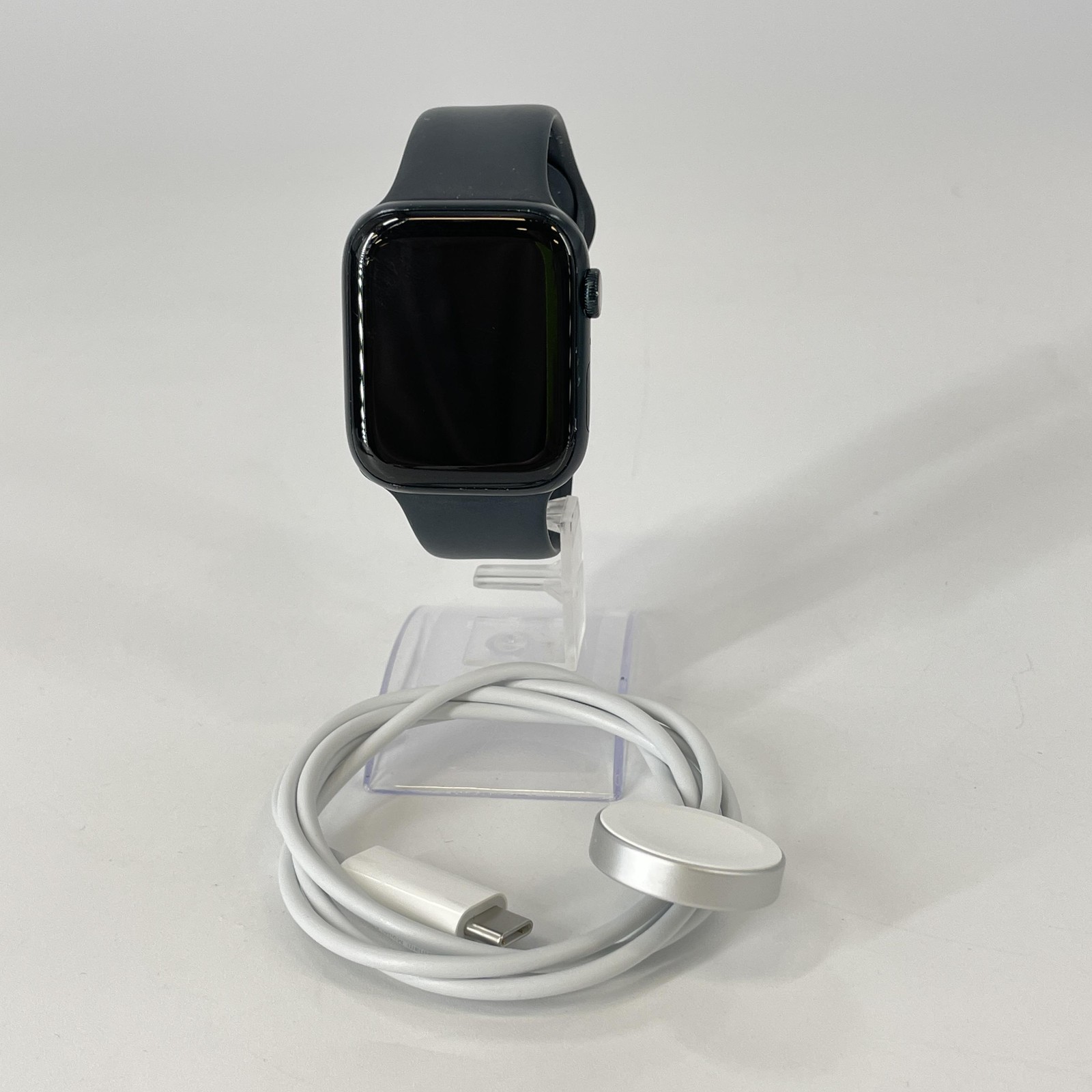 Apple Watch (Series 8) 45mm Midnight Aluminum (LTE) w/ Black Sport – Good