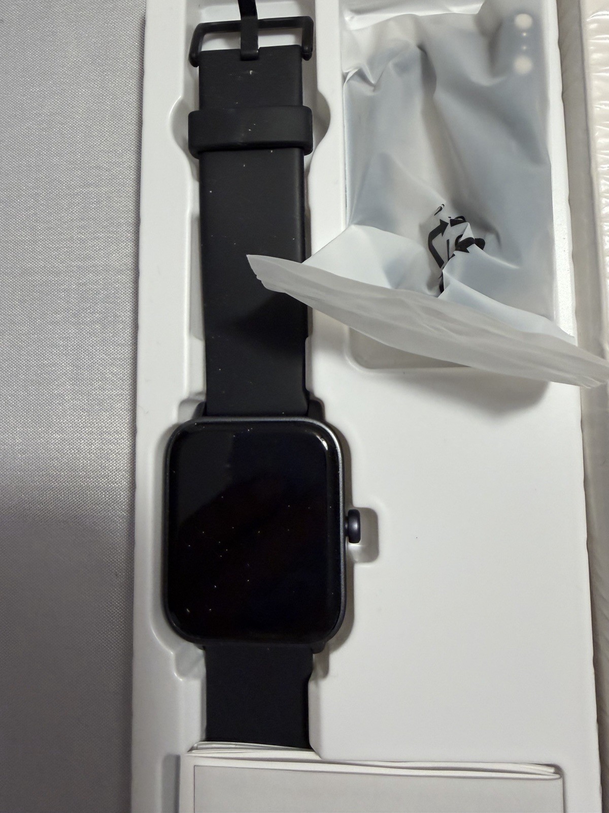 VeryFit IDW19 Smart Watch Black Silicone Band Health & Sports Data Android iOS