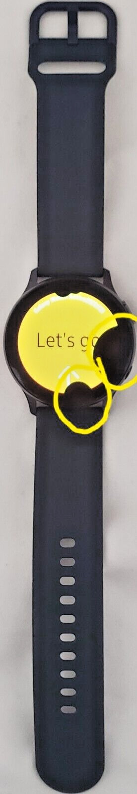 $249 MSRP- Samsung Galaxy Watch Active 2 SM-R830 40mm Aqua Black- Defective
