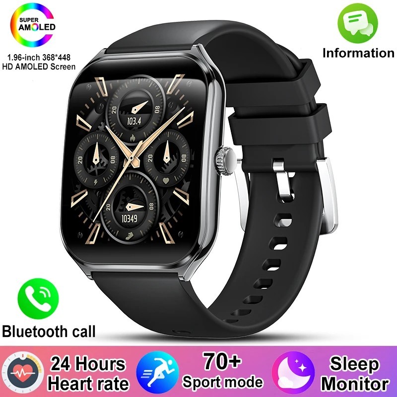 Smart Watch Ultra Thin BT Calling Heart Rate Waterproof Sport