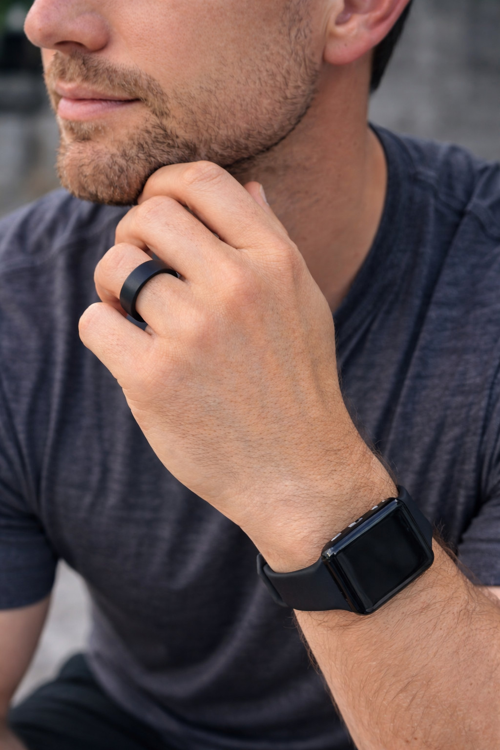 Smart Health Ring HRV Sleep Tracker SpO2 Activity Monitor Apple Android Oura
