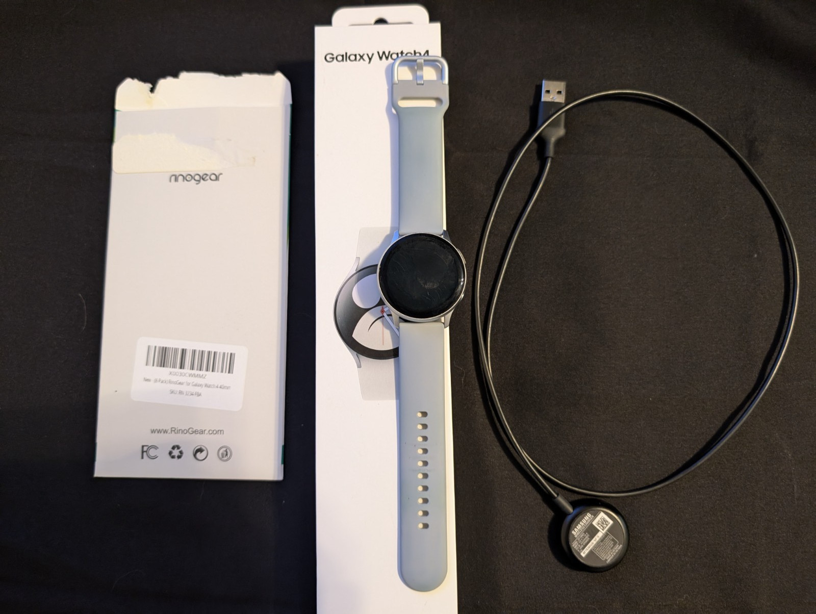 Samsung Galaxy Watch 4 40mm Aluminum Smartwatch SM-R860 Silver – Very Good