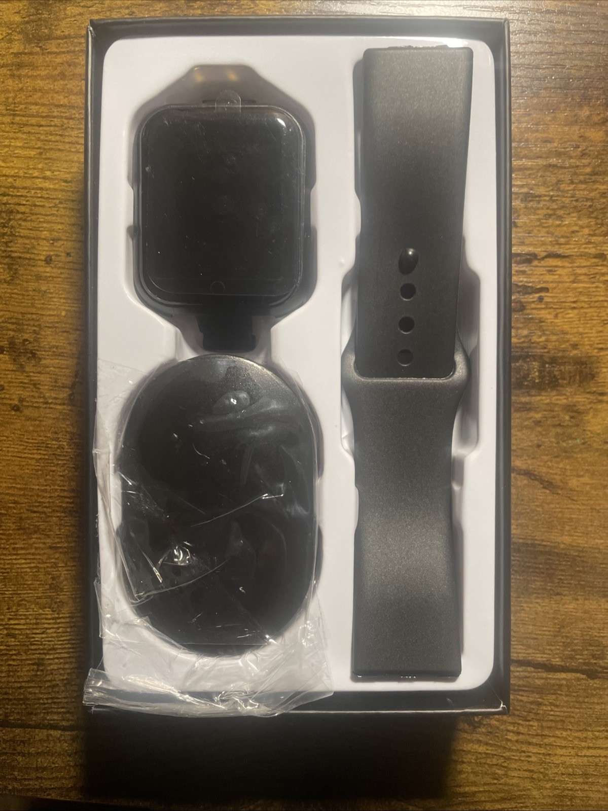 Black Smartwatch with band & IC Player