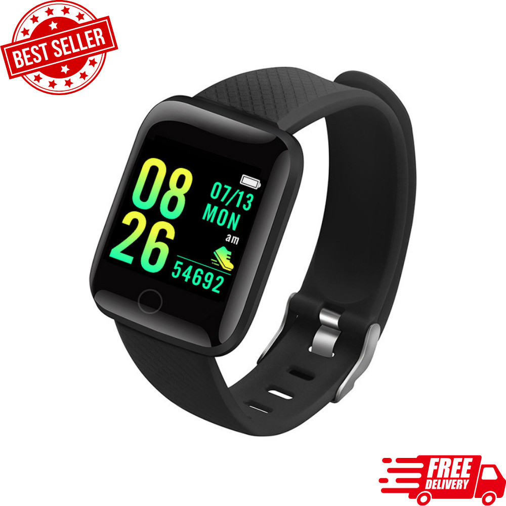 Smart Watch Fitness Tracker Heart Rate Sleep Monitor Bluetooth Sport Wristband