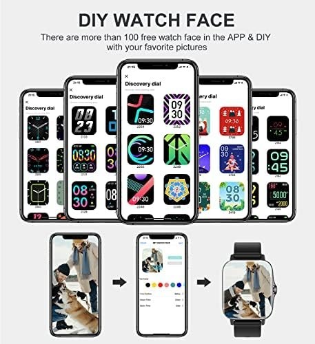 Reloj Inteligente de Mujer Hombre para Iphone Apple Samsung Android y Bluetooth