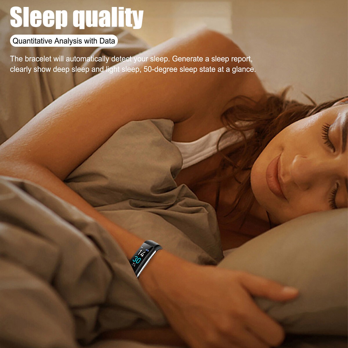 Smart Watch w/Heart Rate Oxygen Blood Pressure Fitness Tracker Activity Sport US