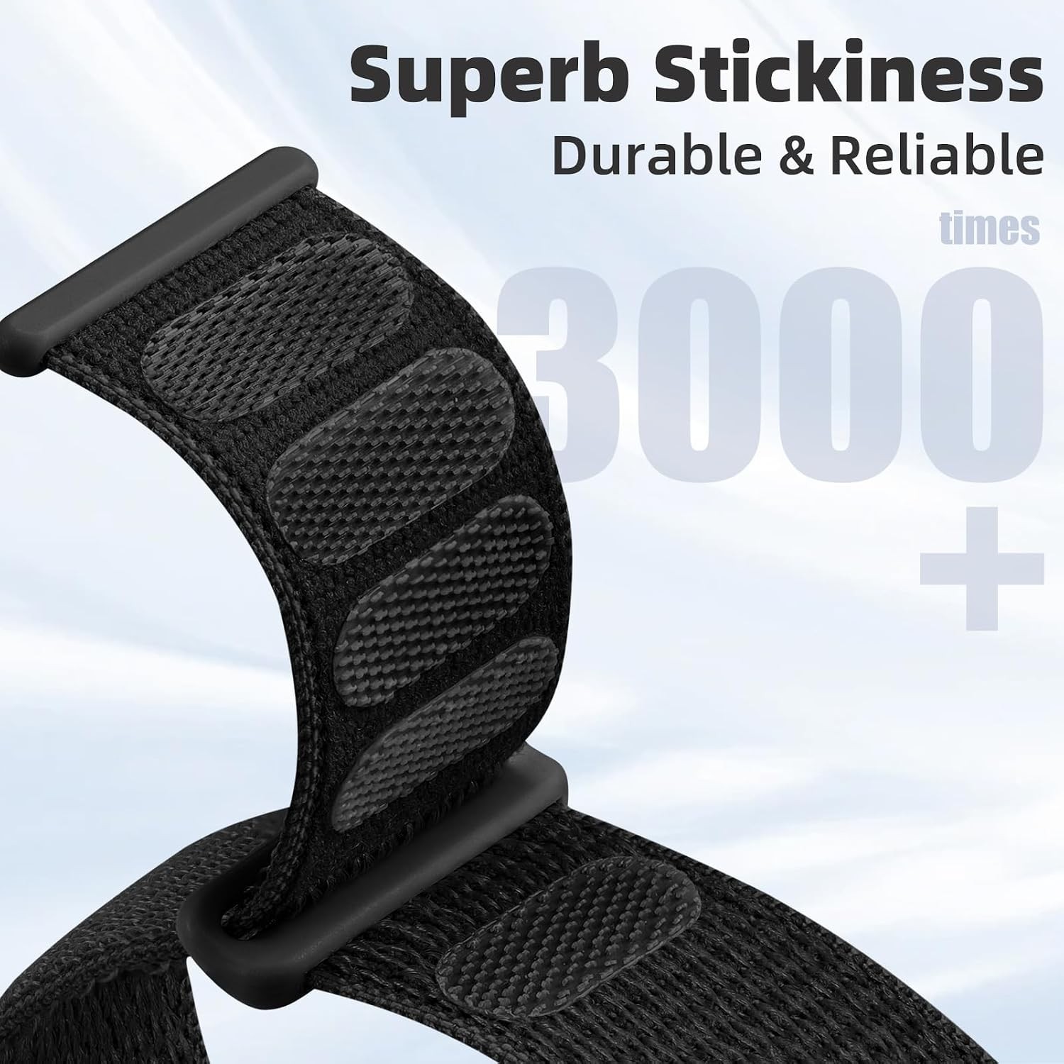 Stretch Adjustable Braided Nylon Strap Compatible with Apple Watch 44mm 45mm