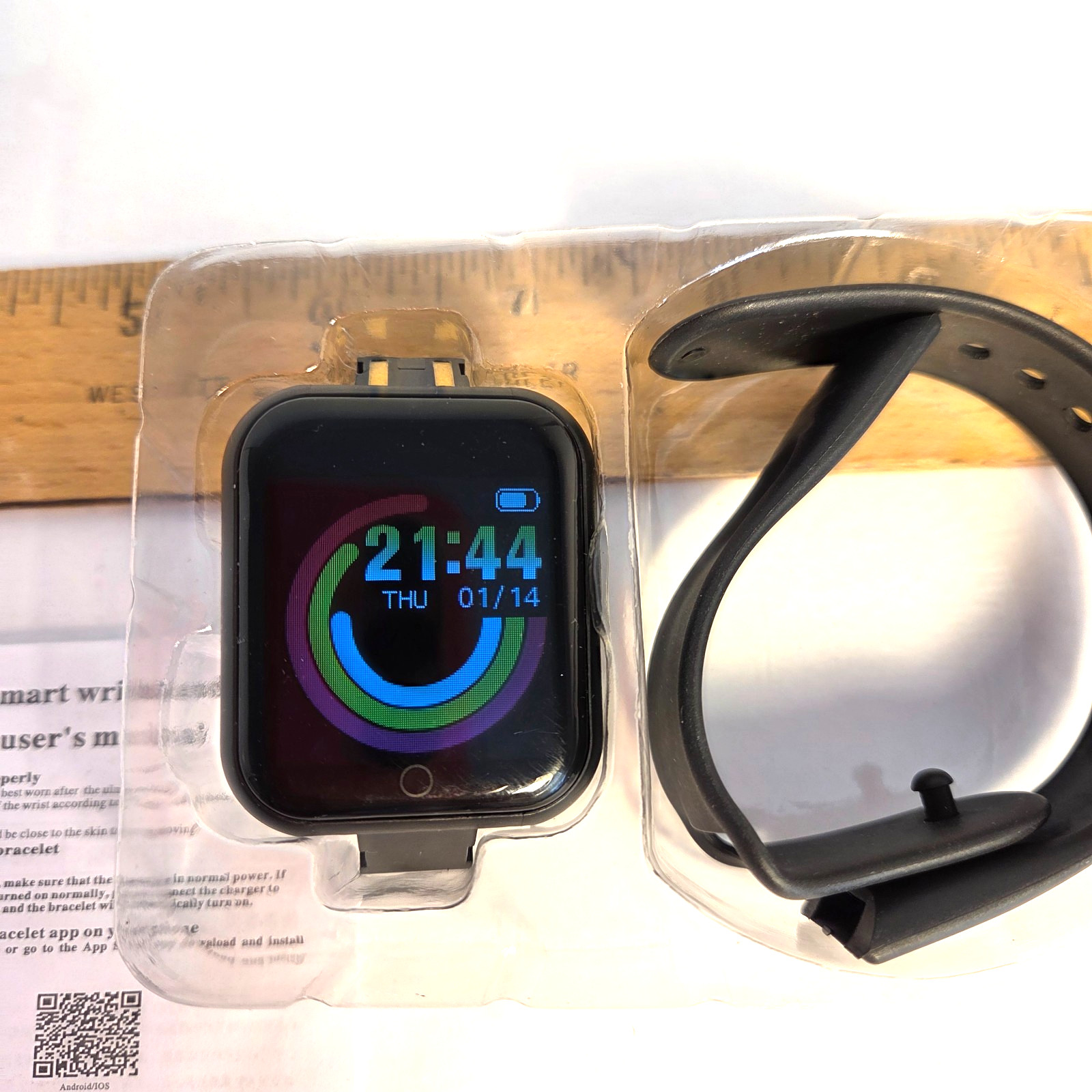 Smart Bracelet RoHS New In Open Box w/instructions measure your health