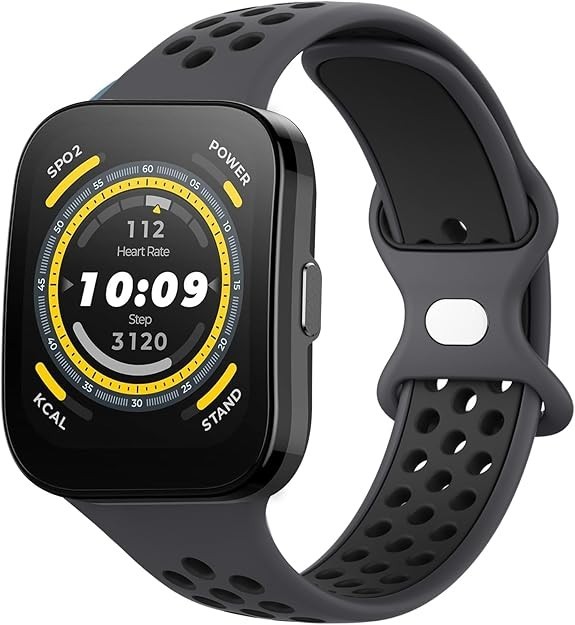 22mm Soft Silicone Strap Compatible with Amazfit Bip 5 / GTR 4