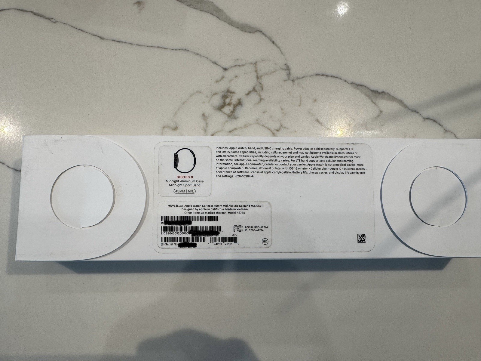 Apple Watch Series 8 45mm A2774 | Midnight Aluminum w/ Sport Band | UNLOCKED
