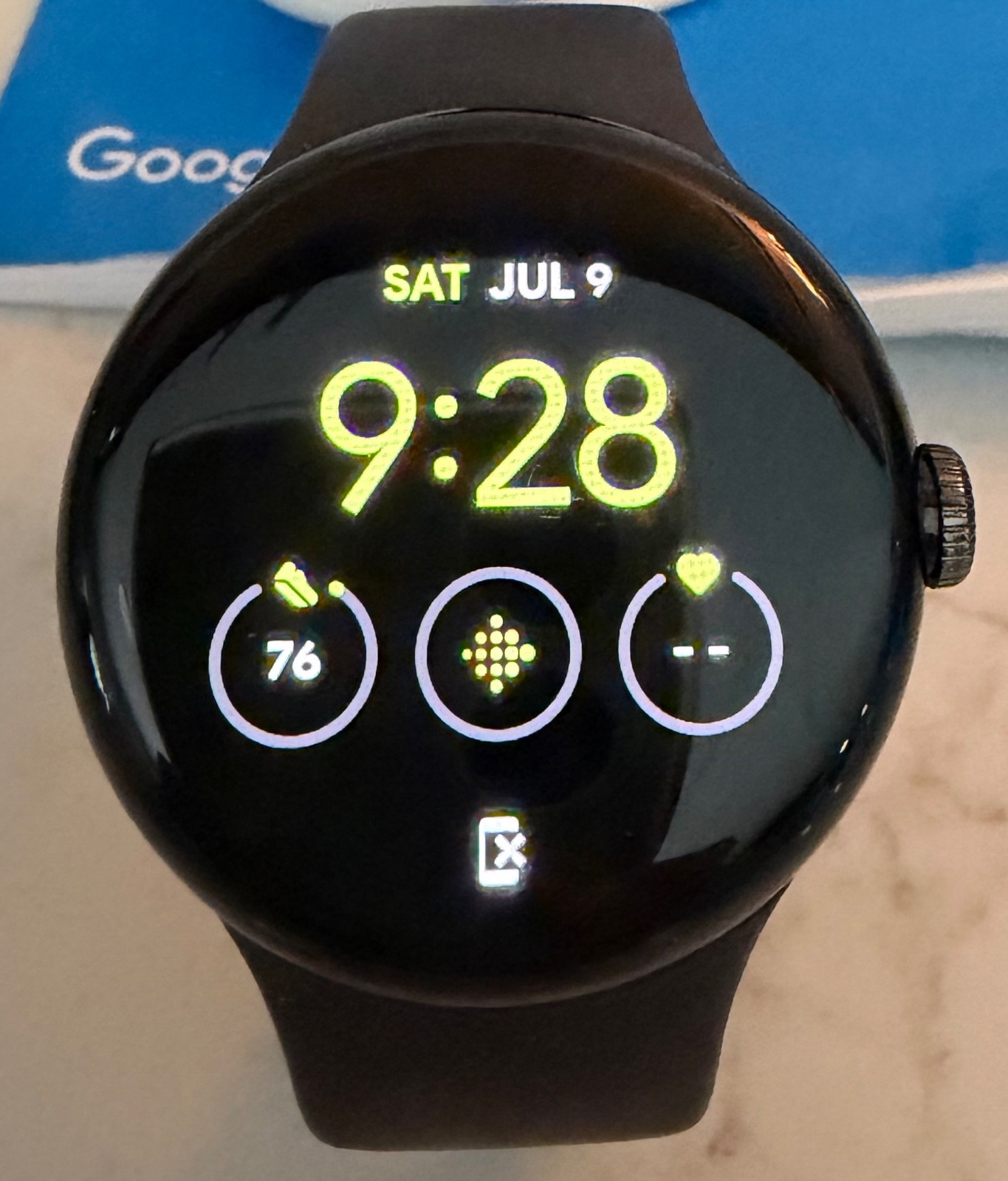 NEW-Google Pixel Watch 1st Generation Model G943M – Matte Black- NEVER USED!