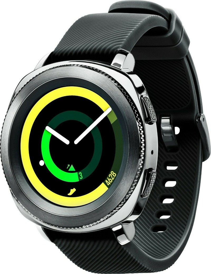 Samsung Galaxy Gear Sport 43MM SM-R600 WIFI Bluetooth Smartwatch Black FAST SHIP
