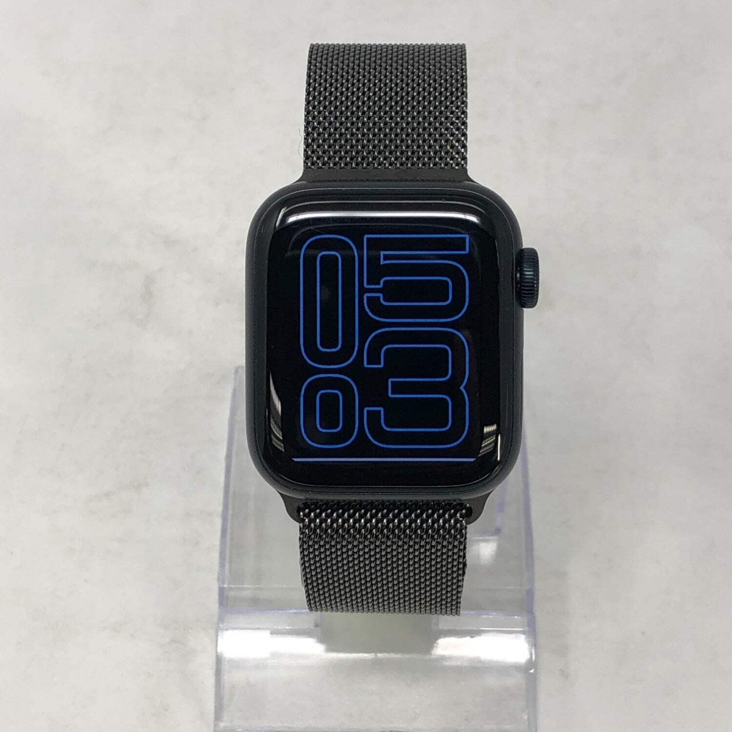 GPS Only Apple Watch SE 2nd Gen 40MM Midnight Aluminum Graphite Milanese Loop MA