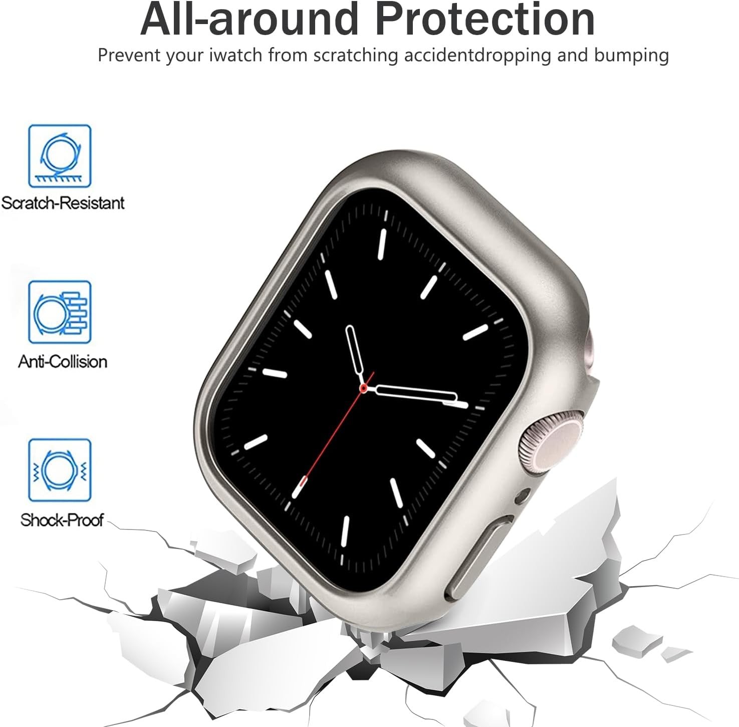 12 Colorful Cases for Apple Watch Series 2 & 3 38mm with Scratch-Resistant Prote