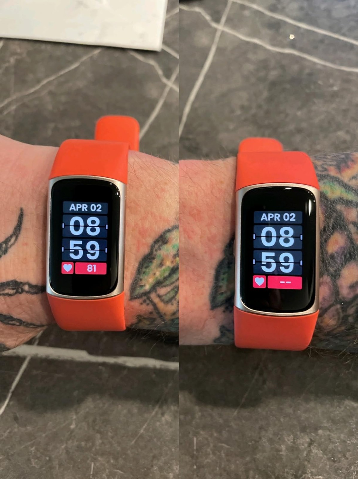 Fitbit Charge 6 Gold/Coral – HR, Google Apps, Health Premium