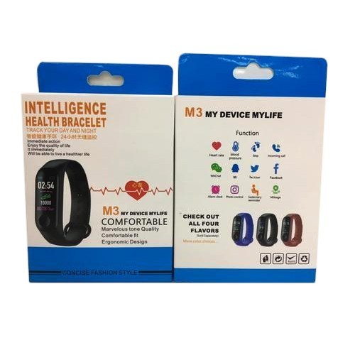Intelligence Health Bracelet M3 My Device Mylife Step Blood Pressure Heart Alarm
