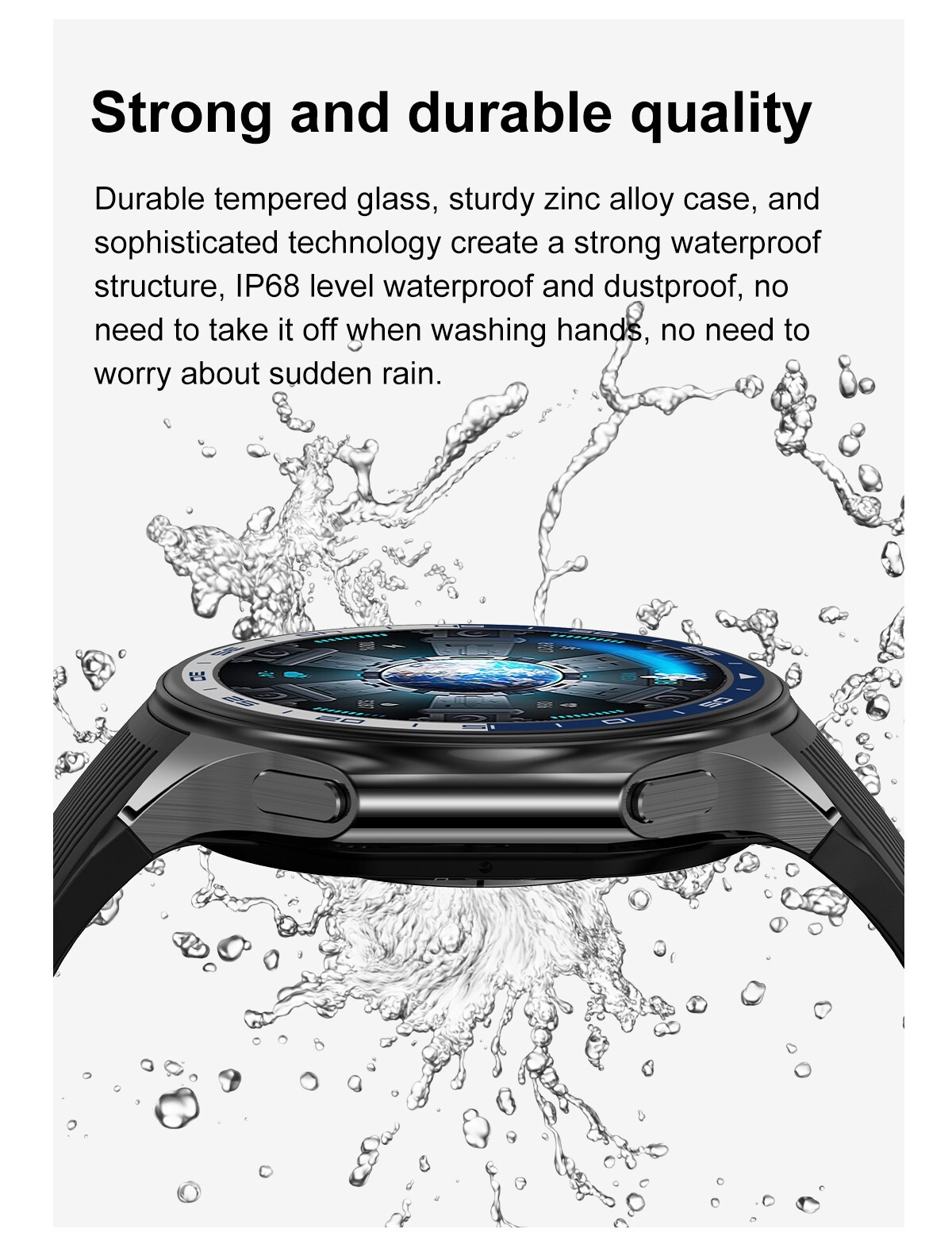 2024 Smart Watch Answer/Make Call for Android iPhone, 1.43″ AMOLED HD Screen